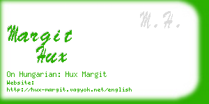 margit hux business card